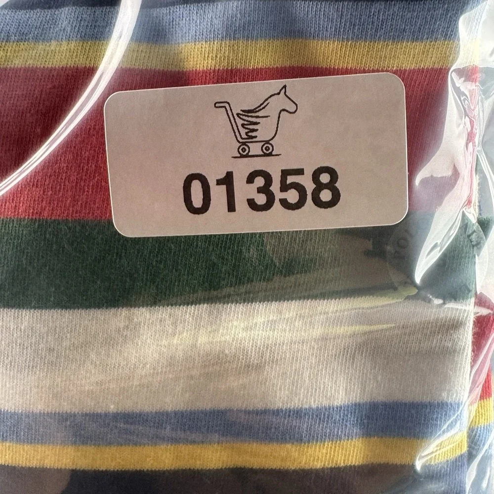 Polo Ralph Lauren Hoodie Shirt Mens S Multicolor Rugby Stripe Casual Long Sleeve